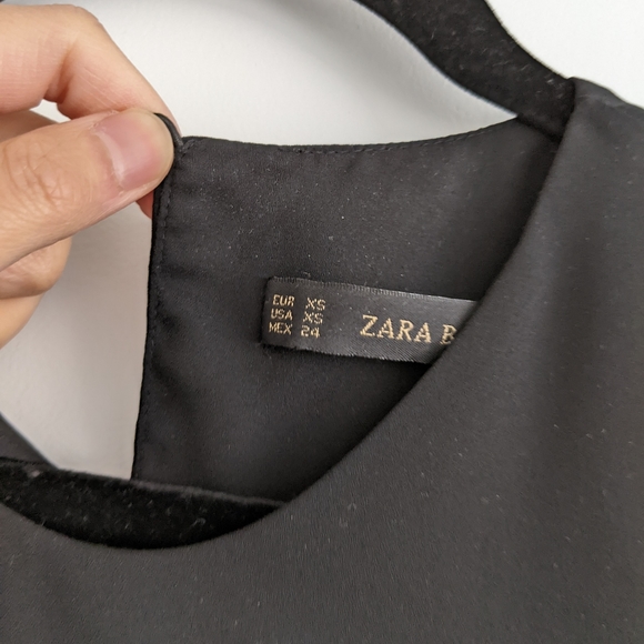 Zara double tier chiffon top - Picture 5 of 6